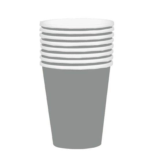 354ml Paper Cups 20 Pack- Silver NPC