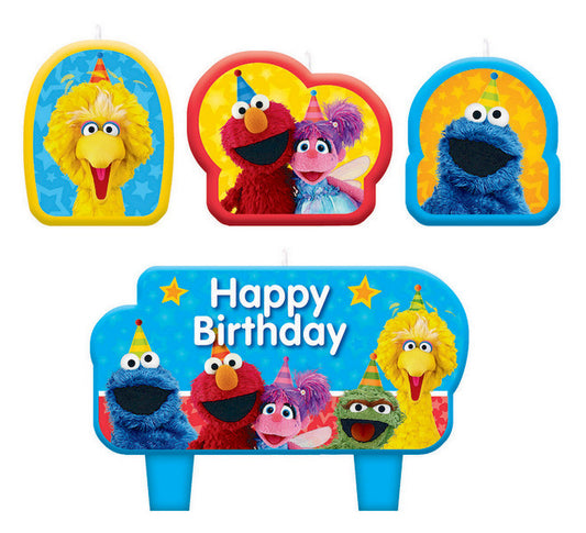 Sesame Street Happy Birthday Candle Set
