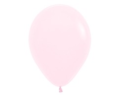 Sempertex 12cm Pastel Matte Pink Latex Balloons 609, 50PK