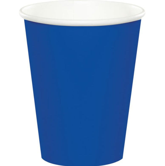 Cobalt Blue Cups Paper 266ml