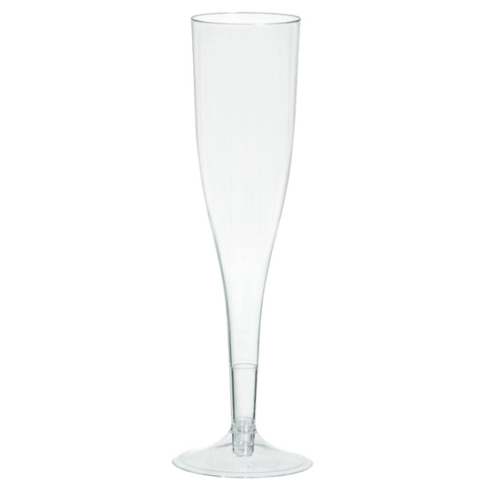 Big Party Pack Champagne Flutes Clear Plastic