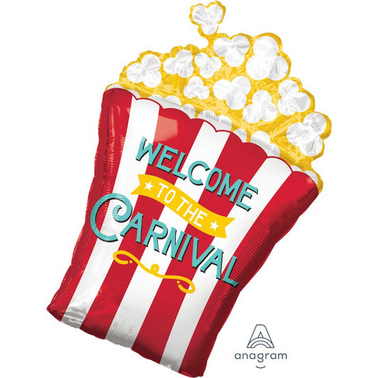 SuperShape Welcome To The Carnival Popcorn Box P35