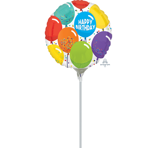 10cm Happy Birthday Celebration Balloons A10