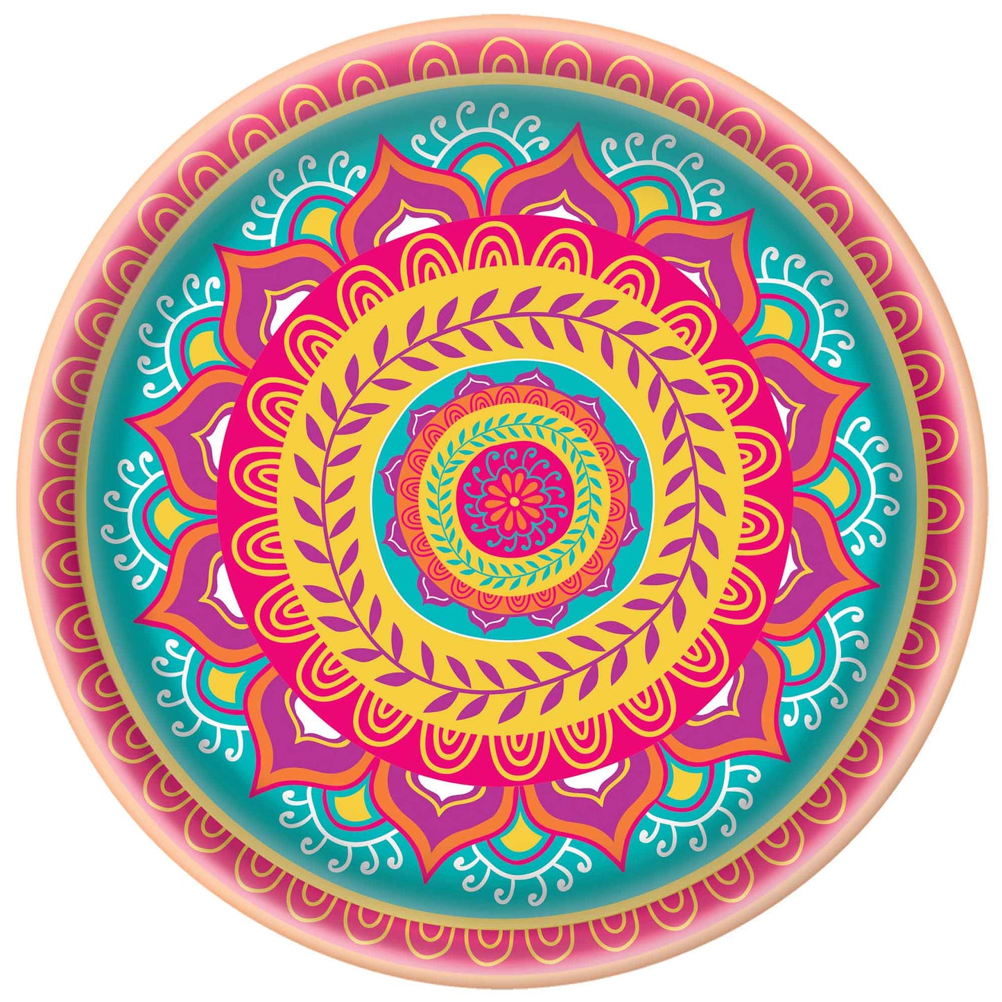 Diwali Melamine Platter 34cm