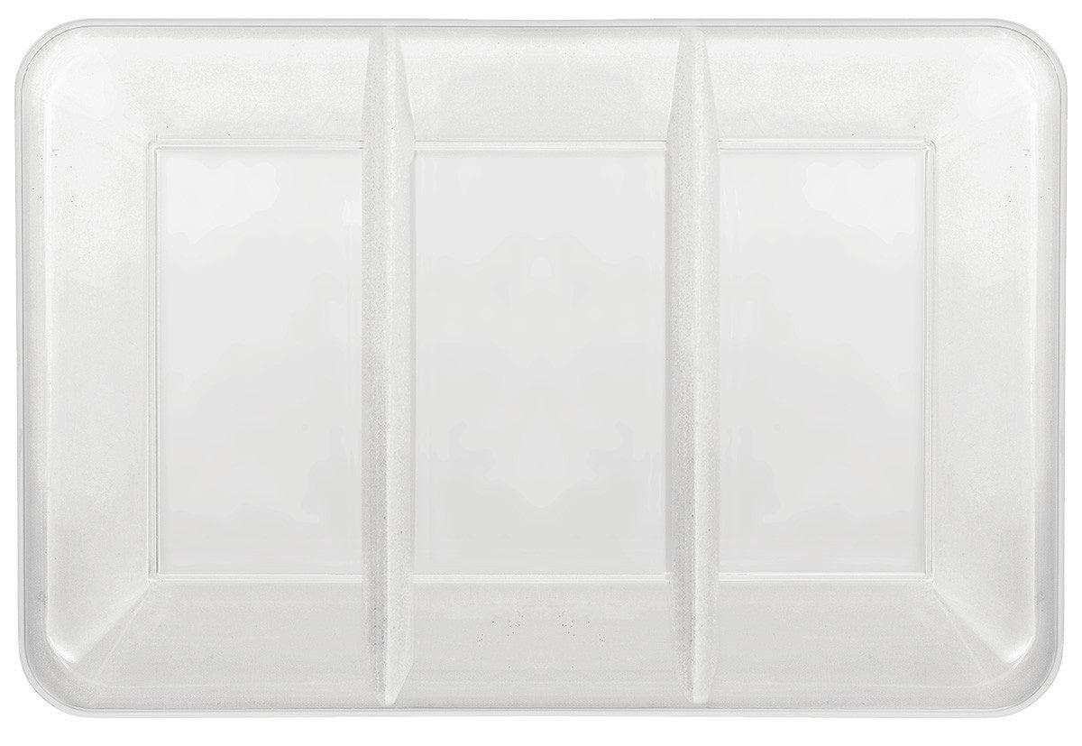 Compartment Tray White - Plastic