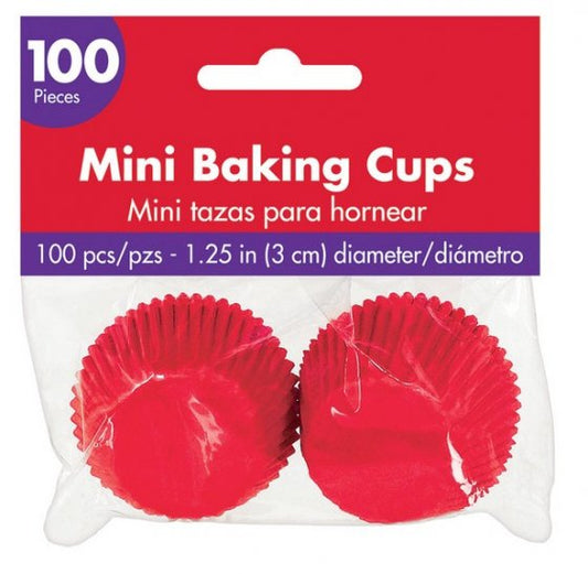 Mini Cupcake Cases Apple Red
