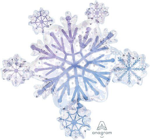 SuperShape Holographic Snowflake Cluster P50
