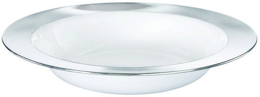 Premium Clear Bowls with Silver Border 354ml