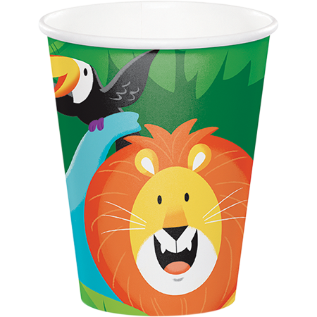 Jungle Safari Cups Paper 266ml