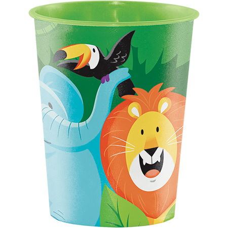 Jungle Safari Keepsake Souvenir Favor Cup Plastic 473ml