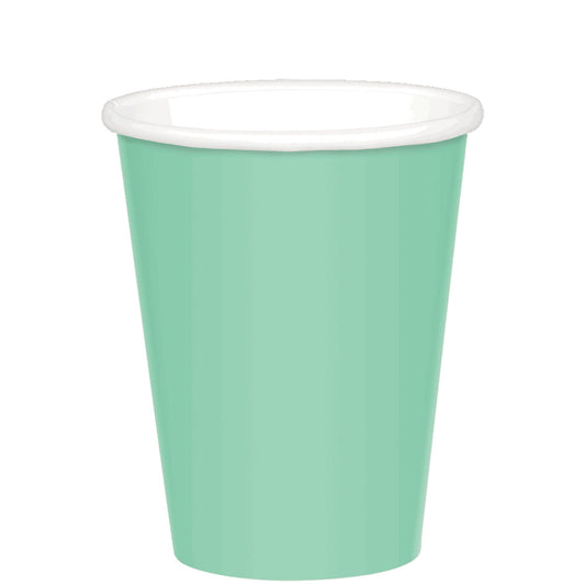 266ml Cups Paper 20 Pack - Cool Mint