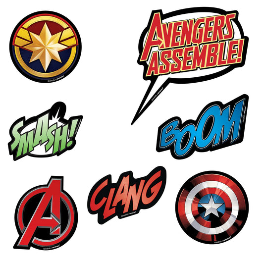 Marvel Avengers Powers Unite Vinyl Cutout Decorations