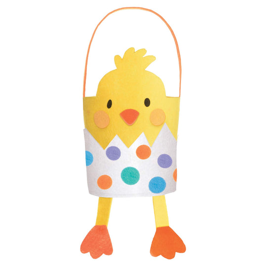Easter Chick Felt Basket