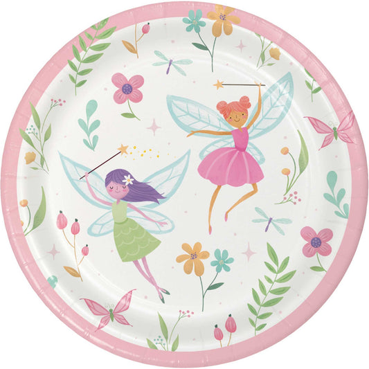 Fairy Forest Lunch Plates Paper 18cm NPC