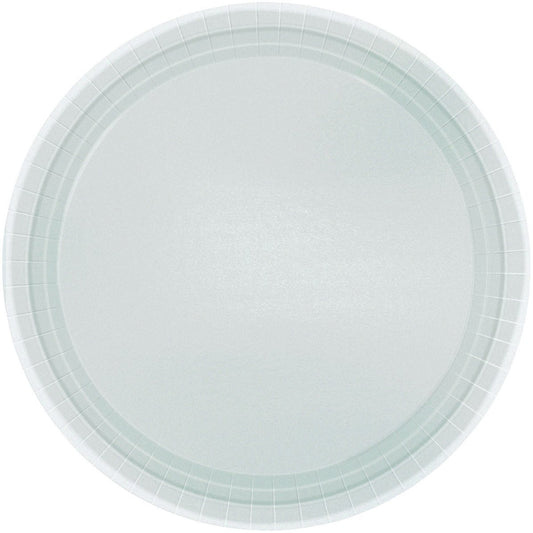Paper Plates 17cm Round 20CT FSC - Silver NPC