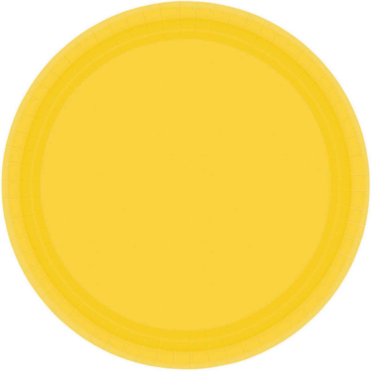 Paper Plates 17cm Round 20CT FSC - Yellow Sunshine NPC