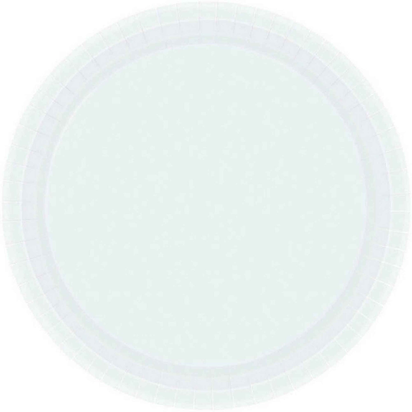 Paper Plates 23cm Round 20CT FSC - Frosty White NPC