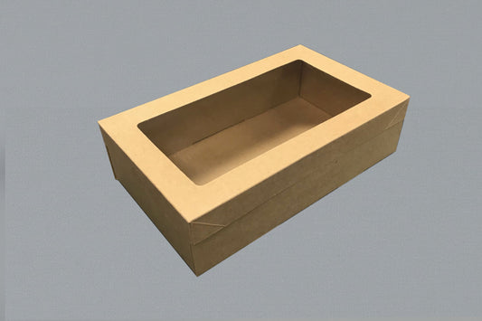 Small Kraft Catering Box with Lid - Pack of 10