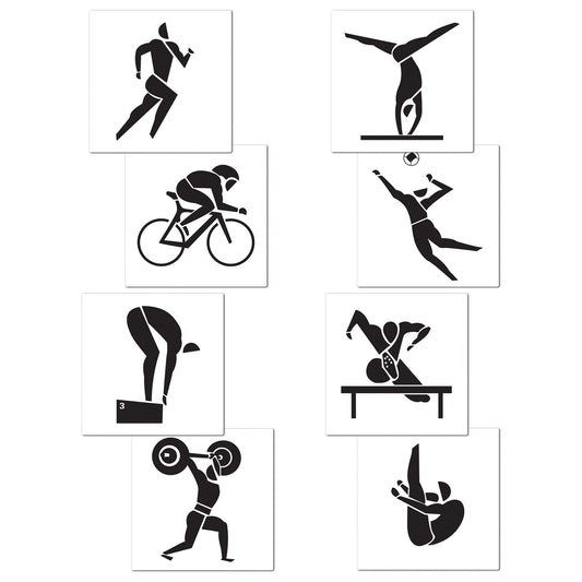 Sports Cutouts Assorted Designs