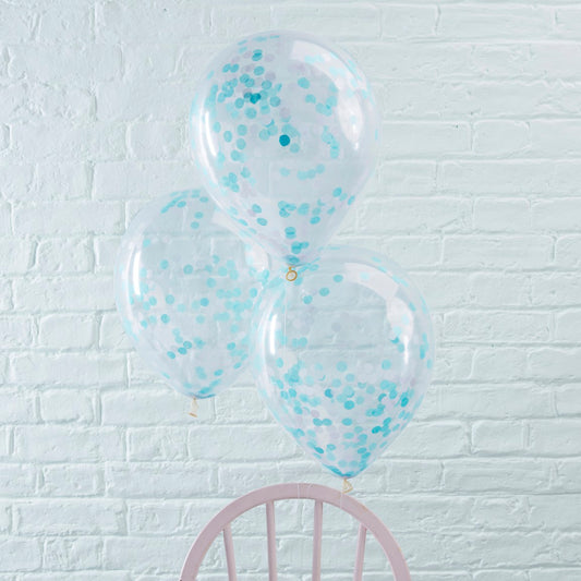 Pick & Mix Balloons Confetti Blue