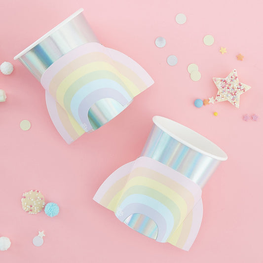 Pastel Party Rainbow Cup
