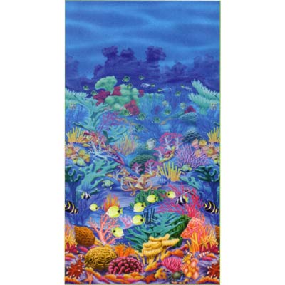Coral Reef Scene Setters Room Roll - Plastic
