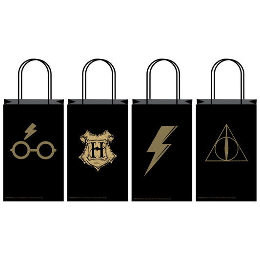 Harry Potter Mixed Design Kraft Bags FSC 8Pk