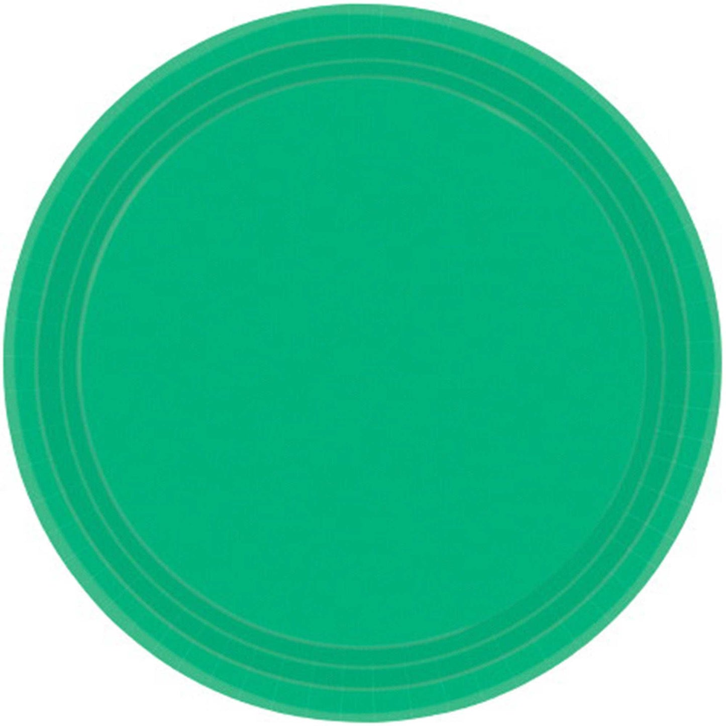 Paper Plates 17cm Round 20CT FSC - Festive Green NPC