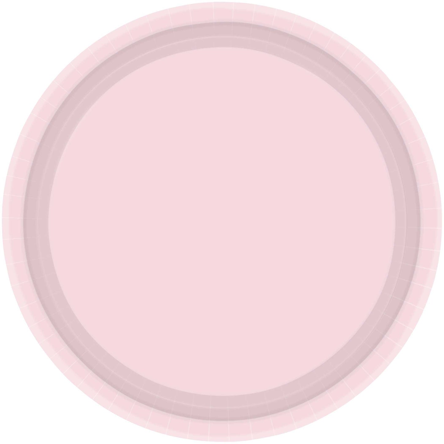 Paper Plates 17cm Round 20CT FSC - Pastel Pink NPC