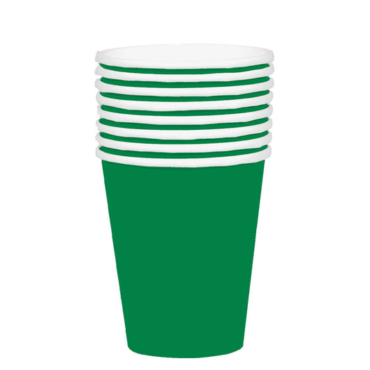 354ml Paper Cups FSC 20 Pack- Festive Green HC
