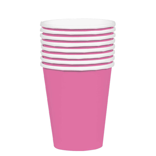 354ml Paper Cups FSC 20 Pack- Bright Pink HC