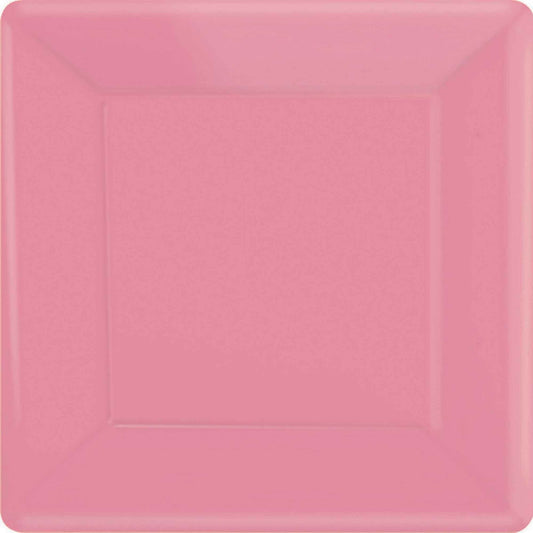 Paper Plates 17cm Square 20CT FSC - New Pink NPC