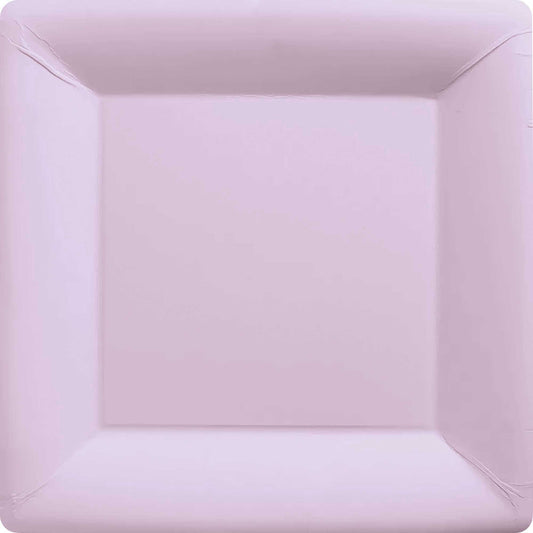 Paper Plates 17cm Square 20CT FSC - Pastel Lilac NPC