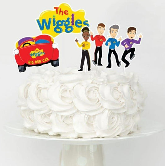 The Wiggles Party Cake Topper Kit FSC
