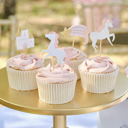 Princess Party Cupcake Toppers FSC