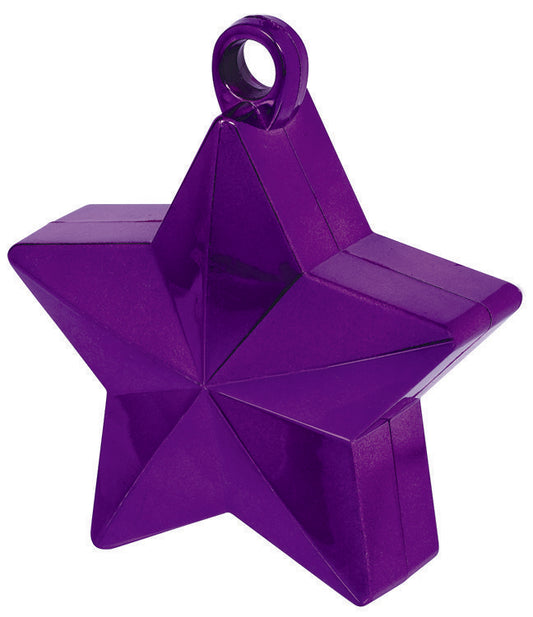 Star Balloon Weight - Purple