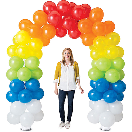 Balloon Arch Kit Indoor or Outdoor Use for Air Fill Balloons 251cm x 226cm for  96 x 30cm Latex