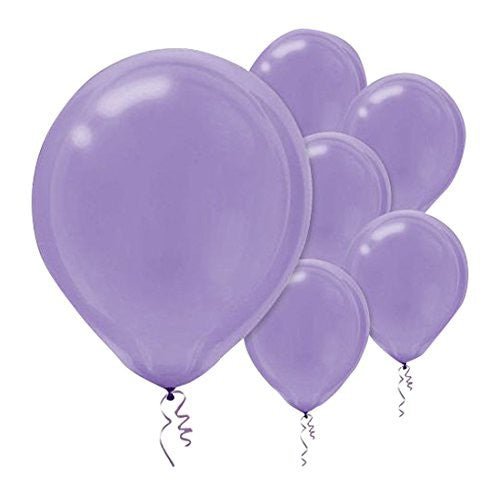 Latex Balloons 12cm 50 Pack New Purple