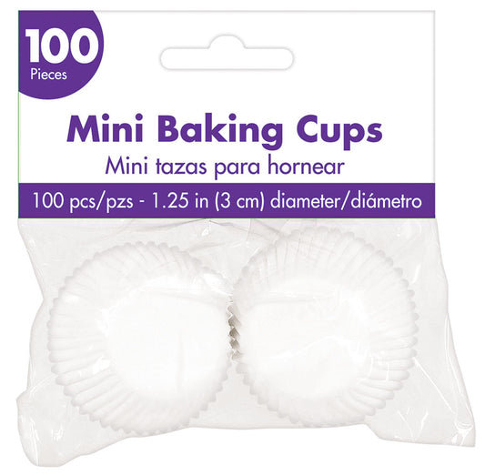 Mini Cupcake Cases White