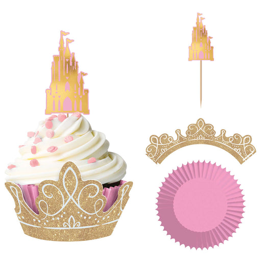 Disney Princess Once Upon A Time Cupcake Cases & Picks Set