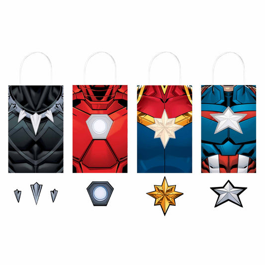 Marvel Avengers Powers Unite Create Your Own Paper Kraft Bags