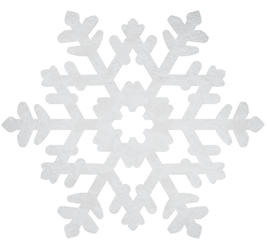 Snowflake Large Foil Cutout
