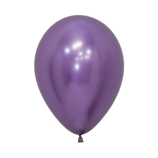 Sempertex 30cm Metallic Reflex Violet Latex Balloons 951, 50PK