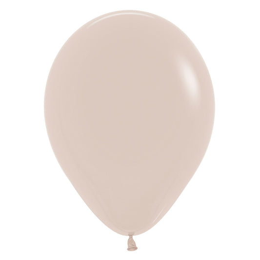 Sempertex 12cm Fashion White Sand Latex Balloons 071, 50PK
