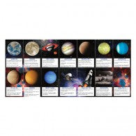 Space Blast Planet Favor Fact Cards