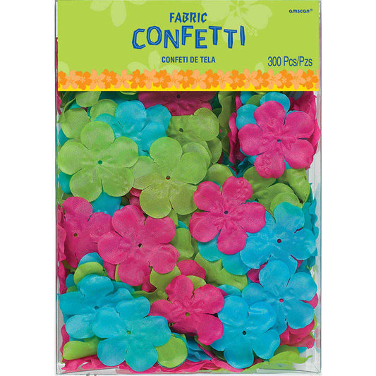 Hibiscus Flower Confetti - Fabric 4.5cm