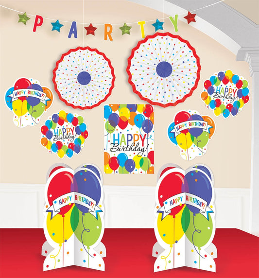 Balloon Bash Room Decorations Kit