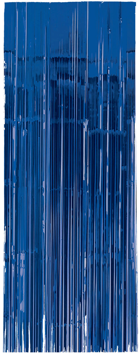 Door Curtain Metallic - Bright Royal Blue