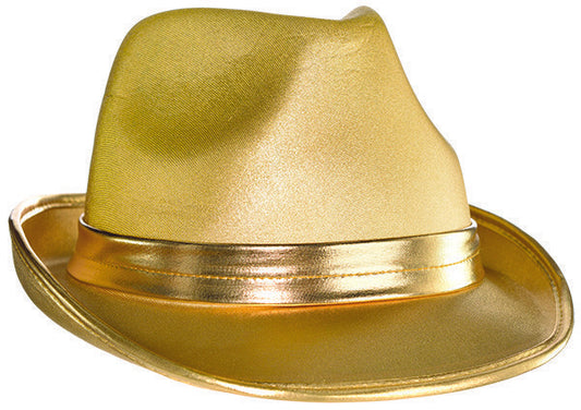 Fedora Hat - Gold