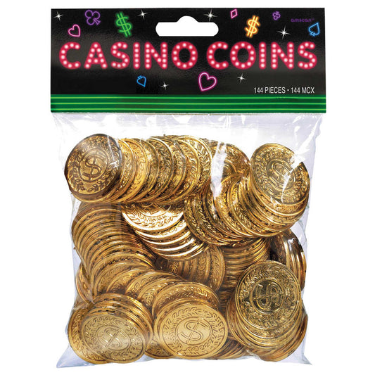Casino Place Your Bets Plastic Gold Coins